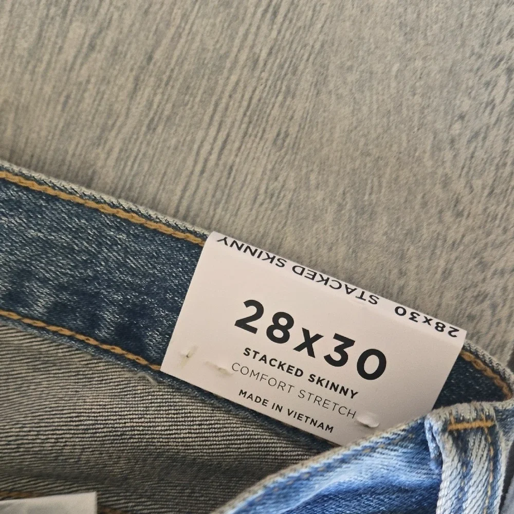 PacSun Stacked‎ Skinny Jeans – Dark Indigo Wash Size 28x30 NWT m301